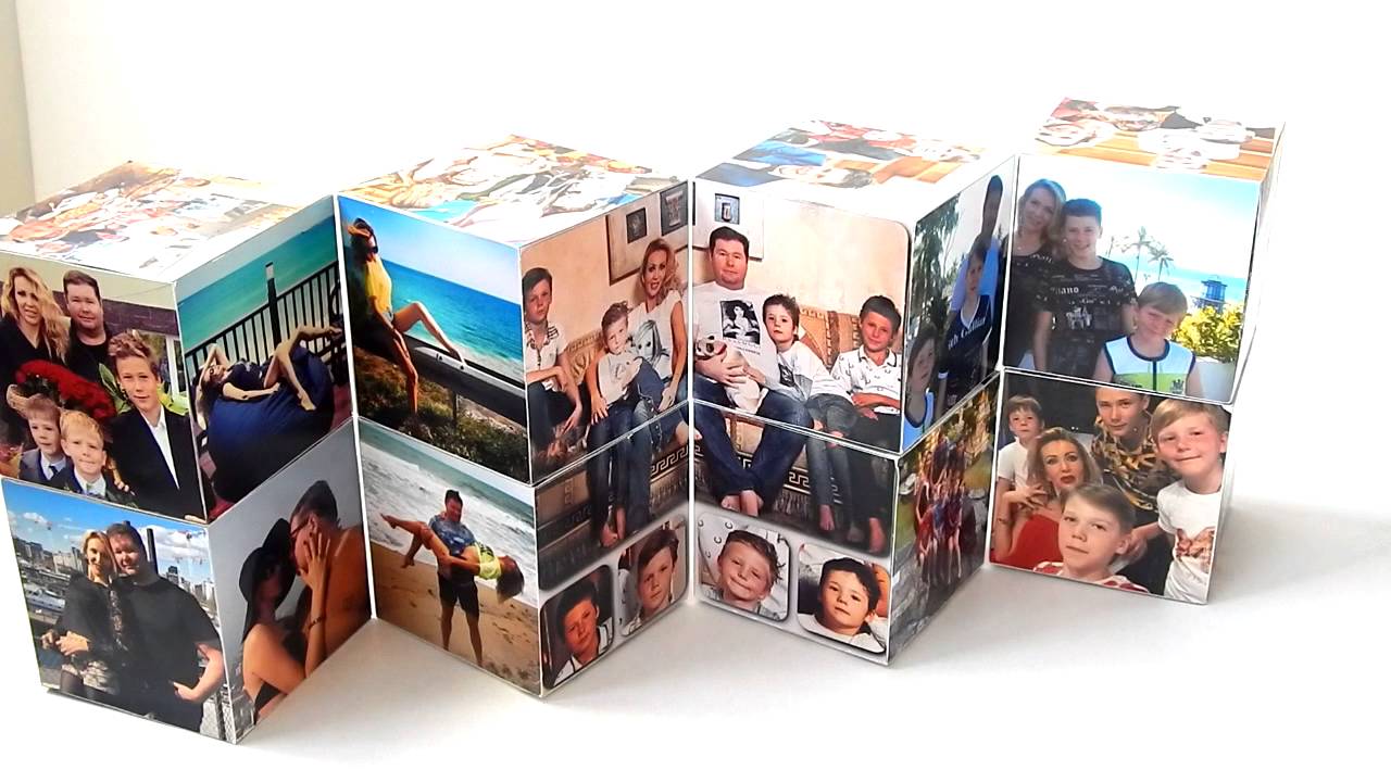 Как сделать кубик с фотографиями